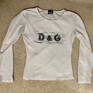 Vintage Dolce & Gabbana Long Sleeve Top